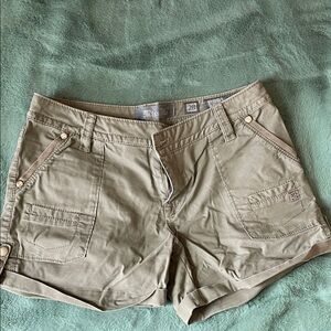 Miss Me Women's Olive Cargo Shorts
